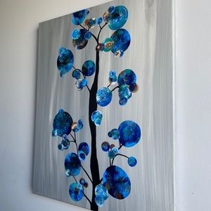 Handmade Acrylic Canvas Painting 100%Cotton Canvas